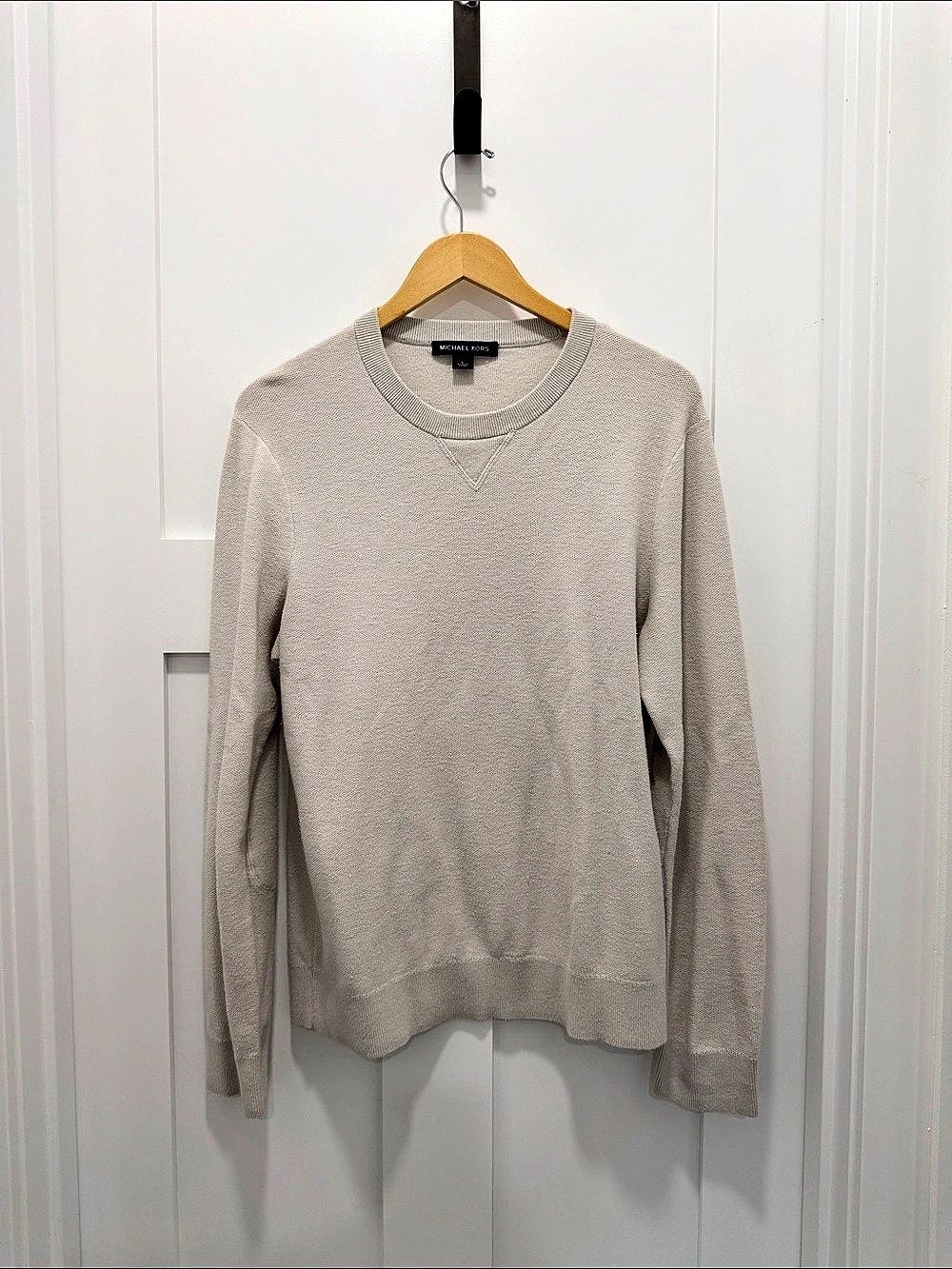 Michael Kors Gray Crew Neck Sweater